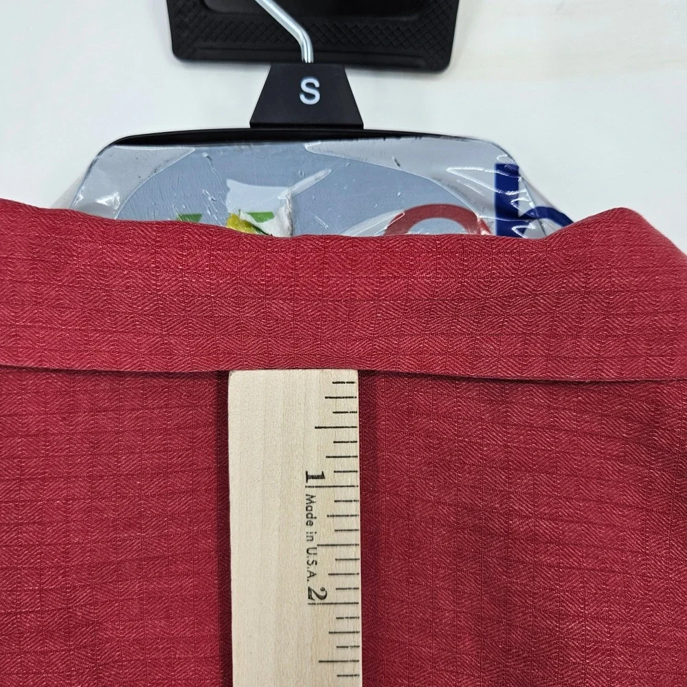 Tommy Bahama Shirt Mens XXL Silk Camp Maroon Hawaiian Button Up Short Sleeve‎ - Picture 5 of 11